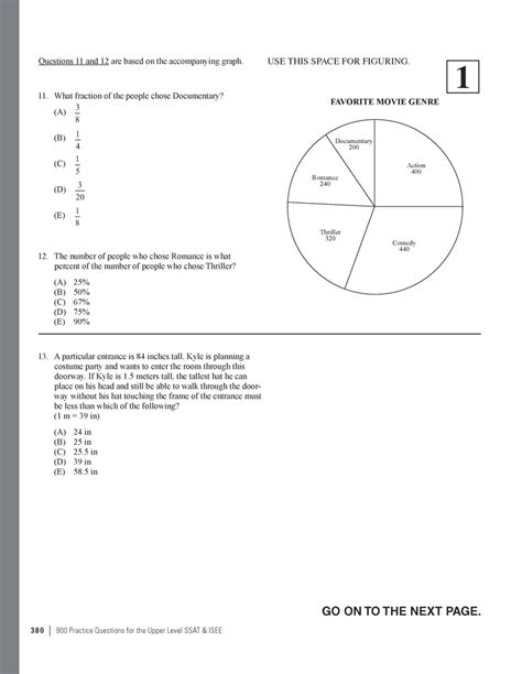 ssat test questions